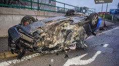 Vážna nehoda v Košiciach. Vodič bol opitý, mladý spolujazdec utrpel vážne zranenia