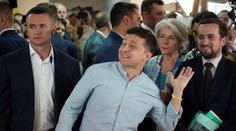 Ukrajina: V prvých povolebných odhadoch vedie Zelenského strana so 44 percentami