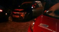 Strečno: Z kamióna sa uvoľnilo drevo, 10 áut nestihlo zabrzdiť