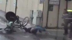 VIDEO: Horor v časovke na Tirreno-Adriatico. Saganovi kolegovia vpálili do chodca