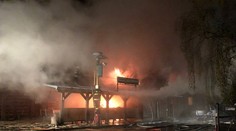 V Kotešovej takmer do tla zhorel salaš. Polícia nevylúčila, že ho niekto podpálil