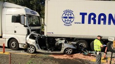 Kamióny zlisovali auto na českej diaľnici