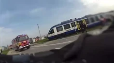VIDEO: Zrážka vlaku a kamióna očami policajtov. Autentické zábery z tragédie v Dunajskej Strede