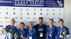 Zlatý úspech Slovenska na ME do 23 rokov. Ženský štvorkajak na 500 metrov nenašiel konkurenciu