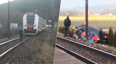 Tragická zrážka vlaku s autom na východe. Zahynula dvojica v strednom veku