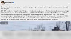 Robert Fico môže mať problémy kvôli zverejneniu videa presunu S-300 na Ukrajinu. Polícia už koná