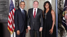Kiskova fotka s Obamom. Porovnajte ju s Ficovou či Gašparovičovou