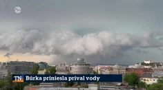 Búrka priniesla príval vody