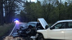 Na juhu Čiech sa čelne zrazili dve vodičky. Jedno dieťa zomrelo, druhé bojuje o život