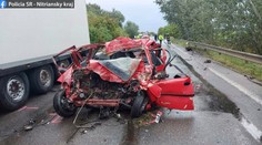 FOTO: Cestou do práce zahynul pri nehode policajt (†47) z hraničnej polície v Medveďove