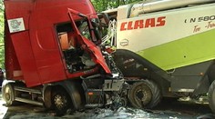 Obrovský tresk na horskom priechode Biela hora. Zrazili sa dva kolosy