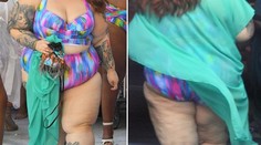 Modelka sa po pôrode vrátila do práce. A rovno do plaviek