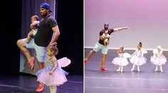 Otecko baletka: Zachránil tak dcérino vystúpenie a zaslúžil si obrovský potlesk