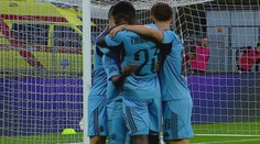 VIDEO: Podbrezová prvýkrát v sezóne doma naprázdno. Slovan rozhodol o triumfe tromi gólmi v závere prvého polčasu