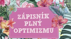 Zápisník plný optimizmu pre vaše nápady a úspechy