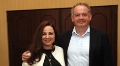 Manželke Andreja Kisku krásne rastie bruško. Žiarila šťastím