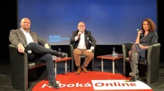 Káčera počas diskusie nahnevali hluční sympatizanti Ruska. Moderátorku Kajtárovú prekvapil jeden krok