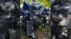 Záhadná smrť vodiča na východe Slovenska. Horiace auto našli v priekope okoloidúci