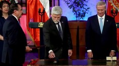 Klaus si ho prisvojil, Pavel ponúkol svoje. Príbeh s protokolárnym perom v Chile má úsmevný koniec