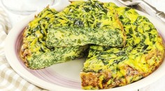 Frittata z prvých jarných byliniek