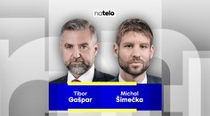 Hosťami relácie Na telo boli Tibor Gašpar a Michal Šimečka