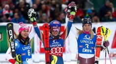 Shiffrinová sa s ďalším titulom zapísala do histórie, Vlhová v najlepšej päťke