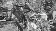 Hrôzostrašný záber z nehody na Orave. Auto po náraze do stromu skončilo úplne zdemolované, vodič (†34) neprežil