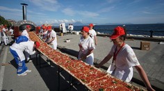 Upiekli najdlhšiu pizzu na svete