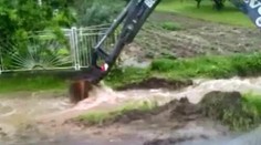 Toto po sebe zanechala prietrž mračien v obci Hatné