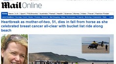 Porazila rakovinu. Smrť si ju našla, keď oslavovala nový začiatok