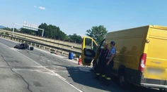 FOTO: Smrteľná jazda pri Detve. Motorkár (†52) zomrel po čelnej zrážke s dodávkou