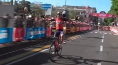 VIDEO: Ako si Slovinec Pibernik myslel, že vyhral etapu na Gire