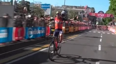 VIDEO: Ako si Slovinec Pibernik myslel, že vyhral etapu na Gire