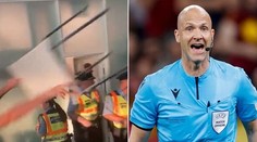 VIDEO: Divočina po prehratom finále. Fanúšikovia AS Rím napadli rozhodcu Taylora, letela aj stolička