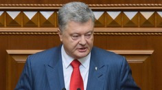 Ukrajinský prezident Porošenko vyzval NATO, aby poslalo lode do Azovského mora