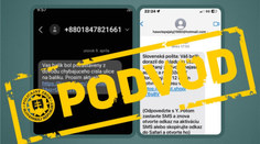 Pozor na falošné SMS. Podvodníci sa vydávajú za Slovenskú poštu, snažia sa získať údaje z platobnej karty