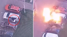 VIDEO: Atentát na dôstojníka tajnej služby v Moskve zachytila kamera. Odtrhlo mu obe nohy, zle dopadla aj manželka