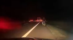 VIDEO: Od tragédie ho delil jeden zlý pohyb. Cyklista išiel v tme priamo po diaľnici D2