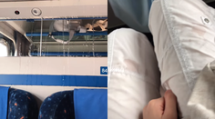 VIDEO: Na hlavu jej kvapkalo, voľné miesto nebolo. Kristína opísala bizarnú cestu vlakom