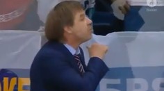 Rusi budú vo finále bez trénera, dostal trest za "gesto smrti"