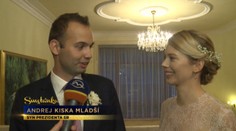 Exkluzívne zábery zo svadby prezidentovho syna Andreja Kisku ml.