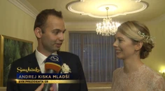 Exkluzívne zábery zo svadby prezidentovho syna Andreja Kisku ml.
