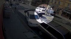 VIDEO: Opitý vodič prerazil matku s dieťaťom cez výklad holičstva. Nasledovala dramatická záchrana