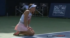 VIDEO: Tenistku kontroverzné rozhodnutie rozhodcu dostalo do šialenstva