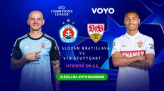 Na Voyo maximum sa vracia Liga majstrov, Slovan v novom roku v ostrej premiére proti Stuttgartu