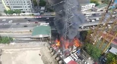 Dron zachytil hrôzostrašný moment: Stožiar padal na diaľnicu
