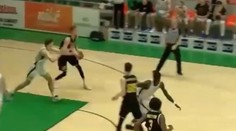 VIDEO: Najvyšší hráč basketbalovej ligy predviedol málovídaný kúsok