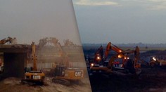 Časozberné VIDEO: Most nad D1 zmizne pred očami za dve minúty