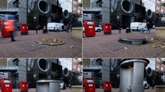 Pouličný výsuvný pisoár takmer zabil muža