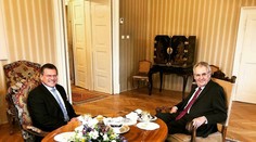 M. Šefčoviča prijal český prezident M. Zeman a šéf ČSSD J. Hamáček